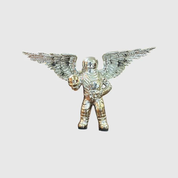 Astronauta con Alas – Cerámica Plata